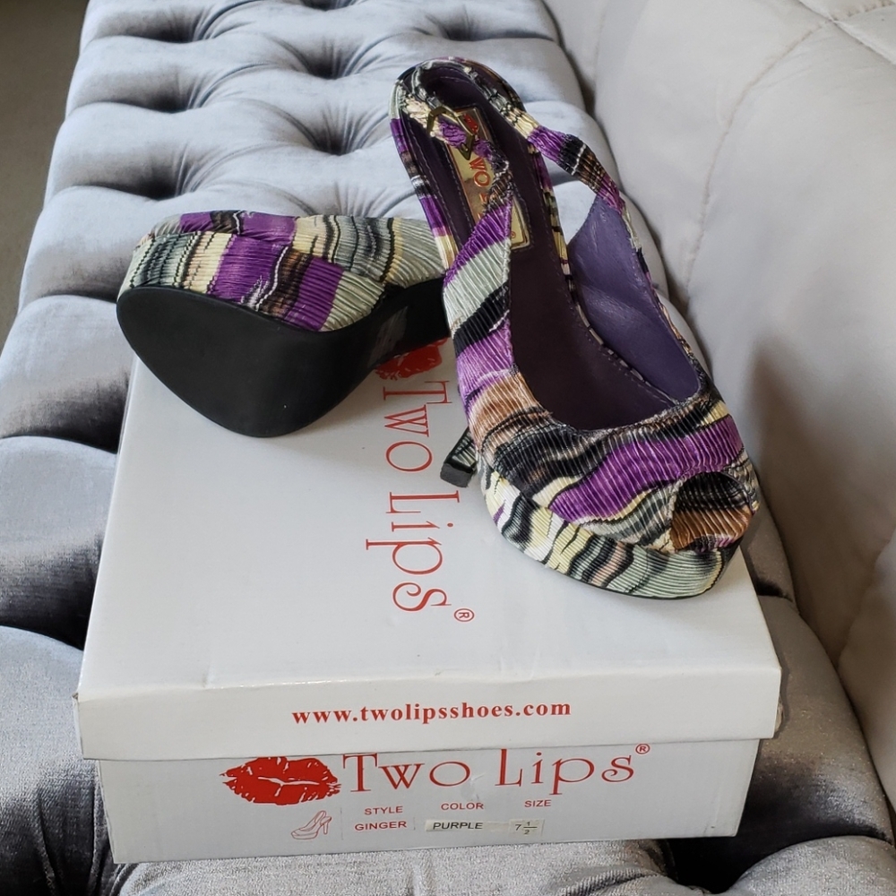 Platform slingbacks - Picture 2 of 4